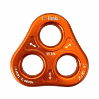 iclimb 6501 對稱3孔分力盤 橘色 35kN